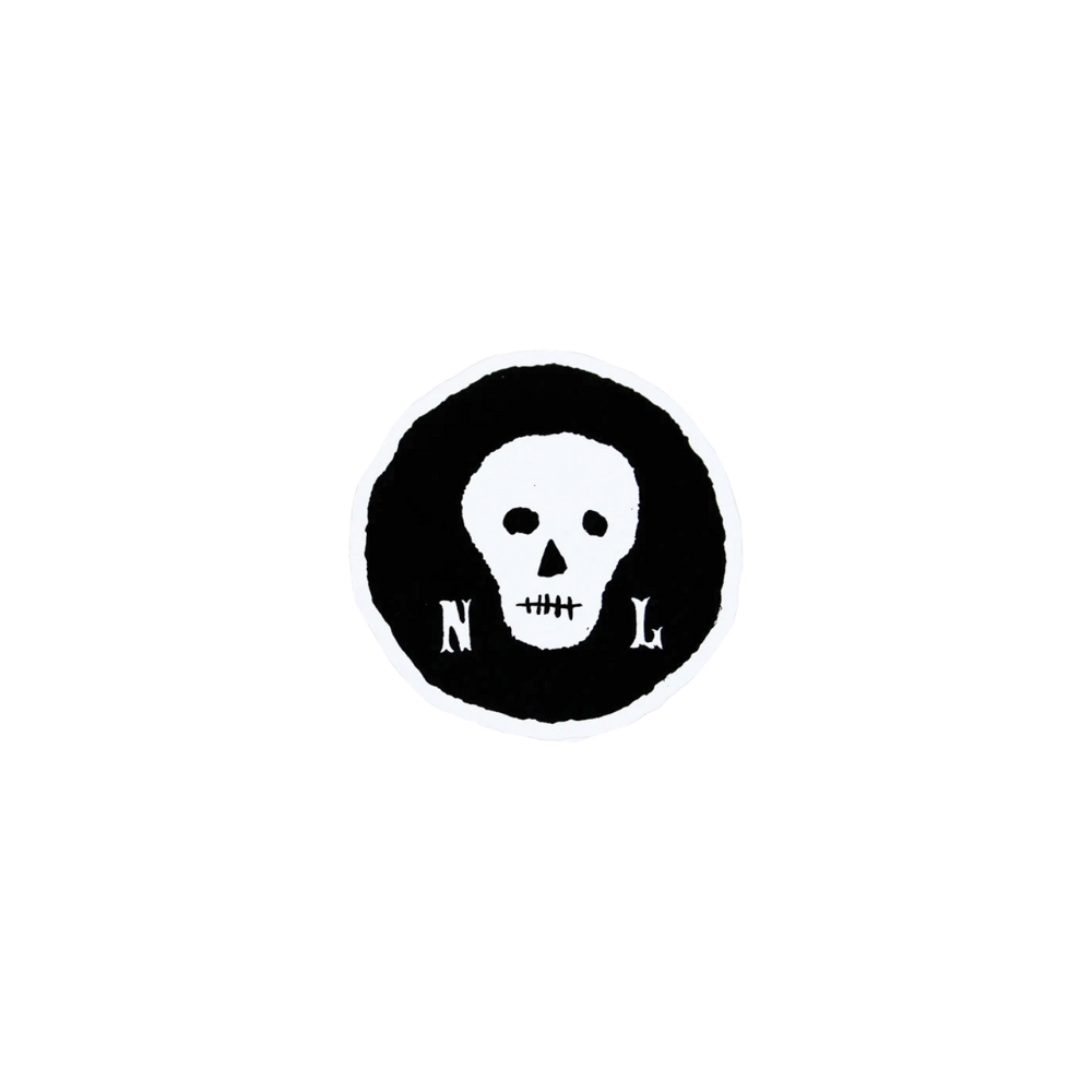 Official Nikki Lane Merchandise. Die-Cut Sticker featuring the Nikki Lane Skull Logo.